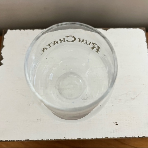Rum Chata Stemless Cocktail Wine Glass 4” Tall - Picture 3 of 5